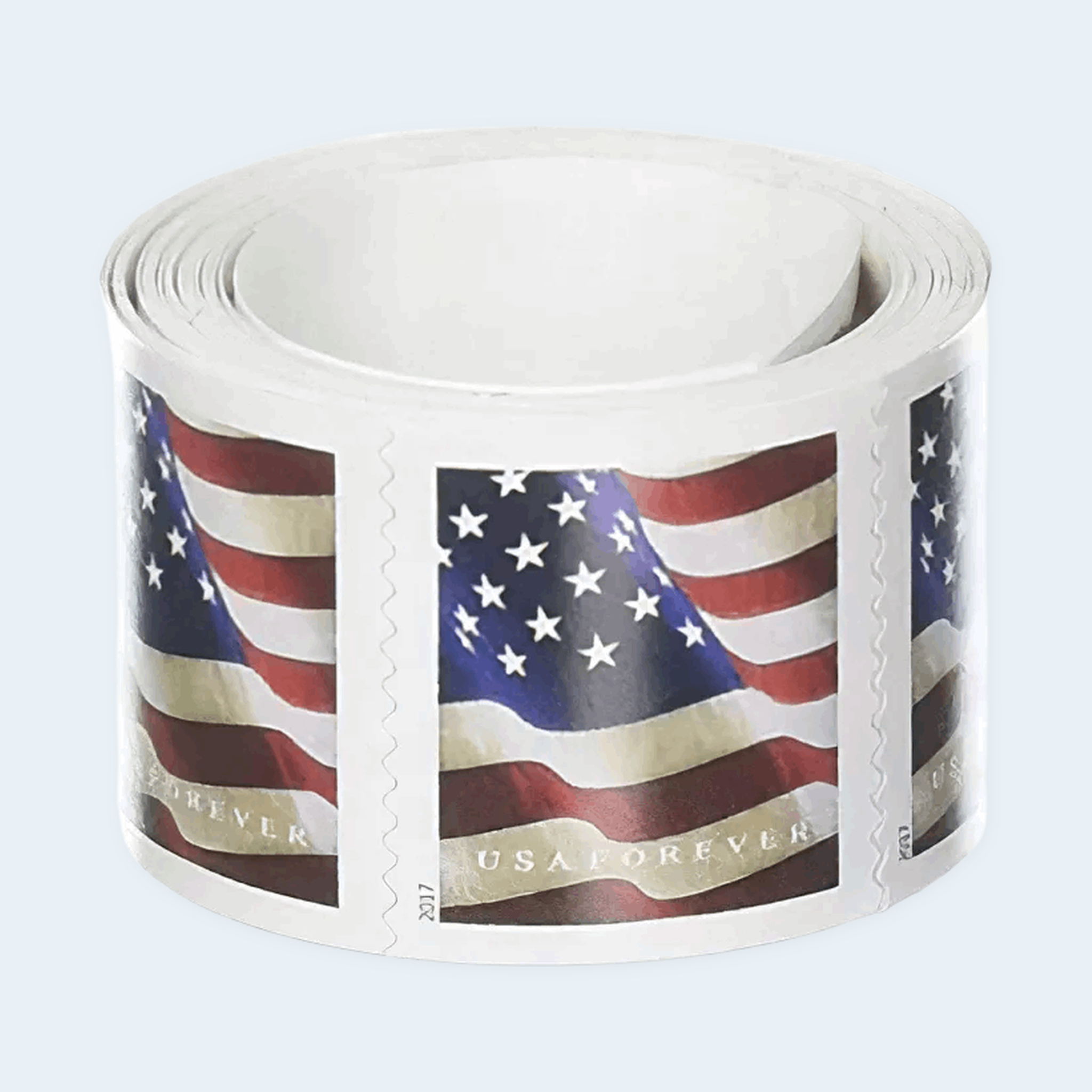 2017 U.S. Flag Forever Stamps: Self-Adhesive Roll for First-Class Mail