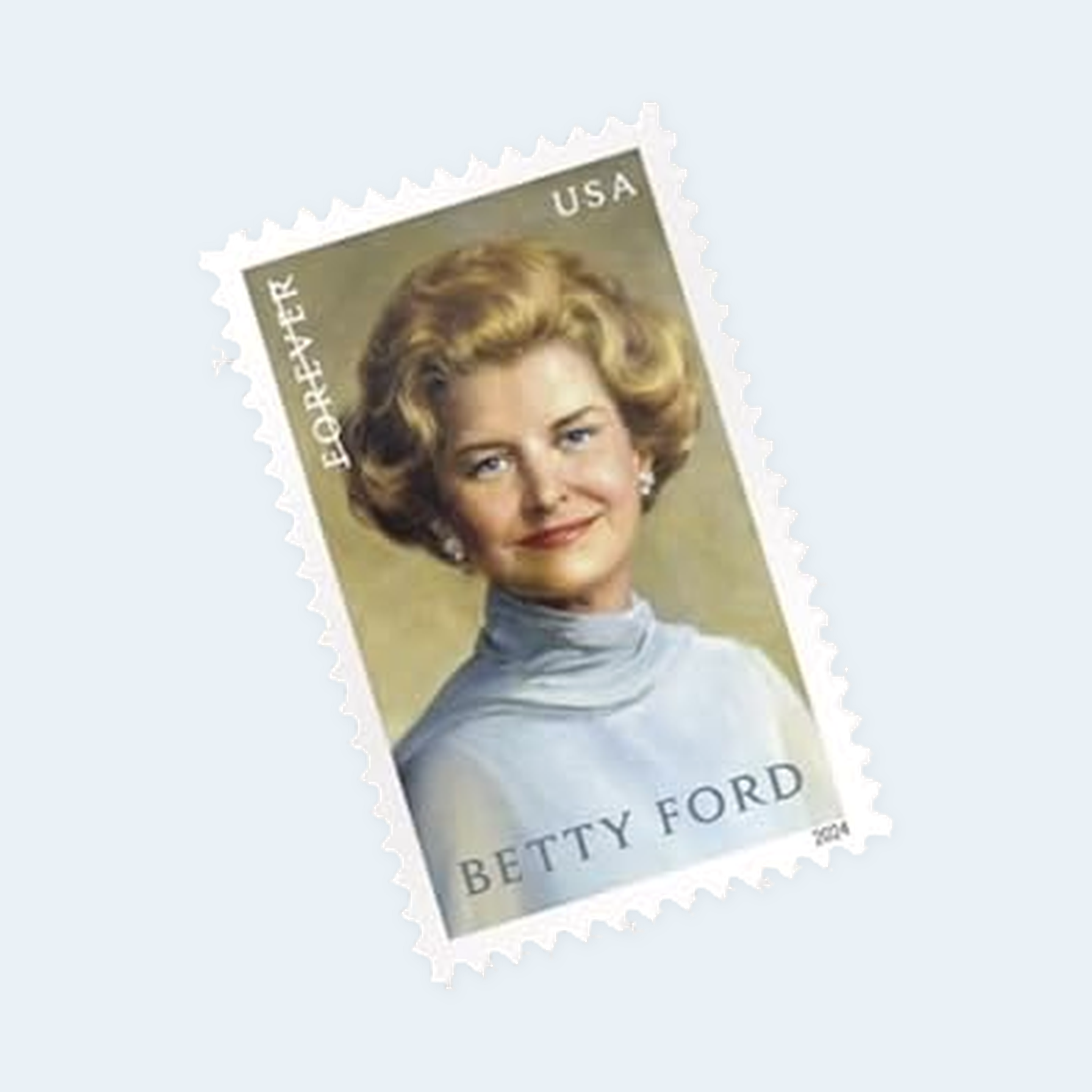 2024 Betty Ford Forever Stamps: Self-Adhesive Sheet for First-Class Mail - Image 3