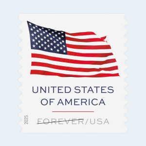 2025 U.S. Flag Forever Stamps: Self-Adhesive Roll for First-Class Mail - Image 2