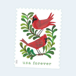 2025 Holiday Cheer Forever Stamps: Self-Adhesive Booklet for First-Class Mail - Image 3