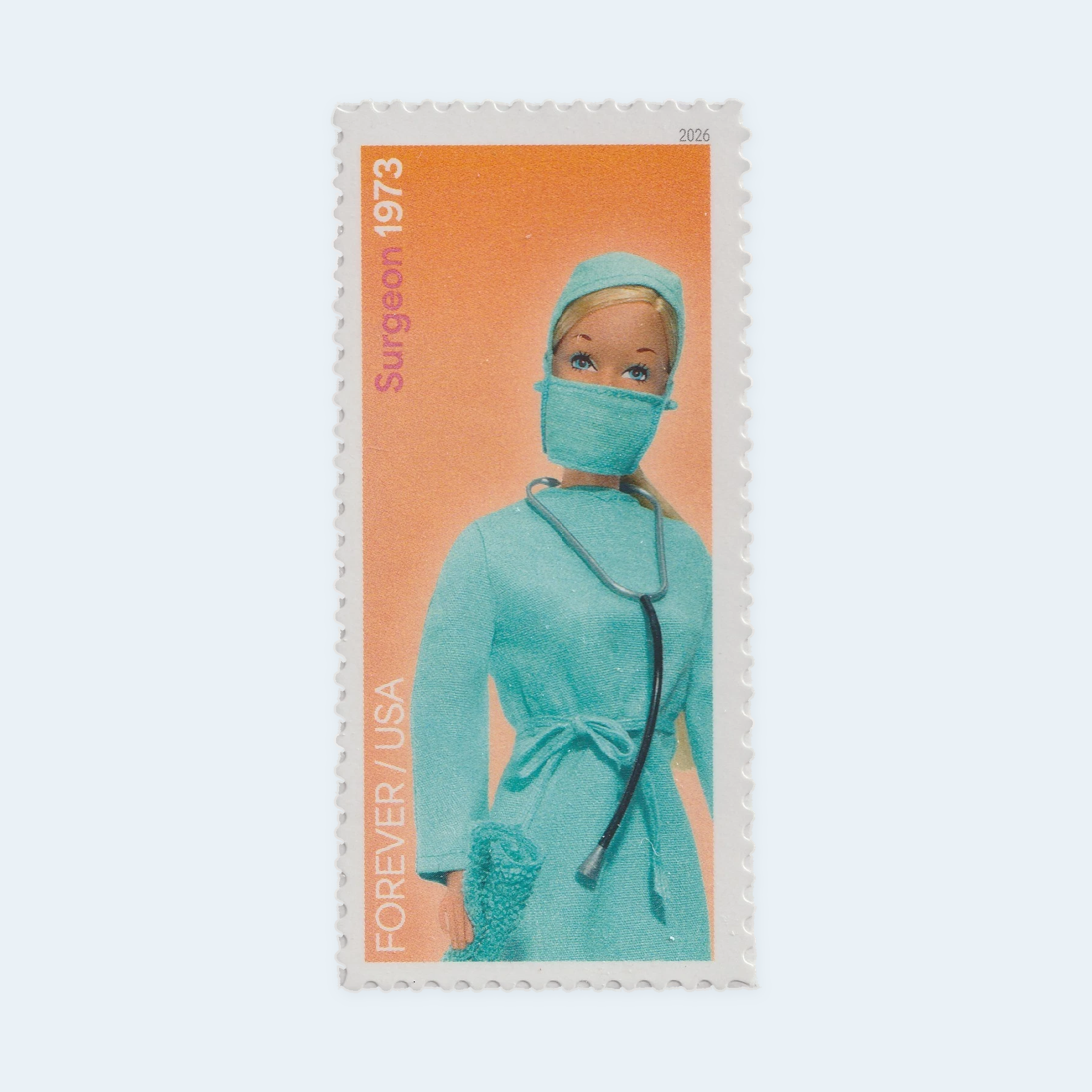2026 Barbie Forever Stamps: Career Designs in Self-Adhesive Sheets - Image 3