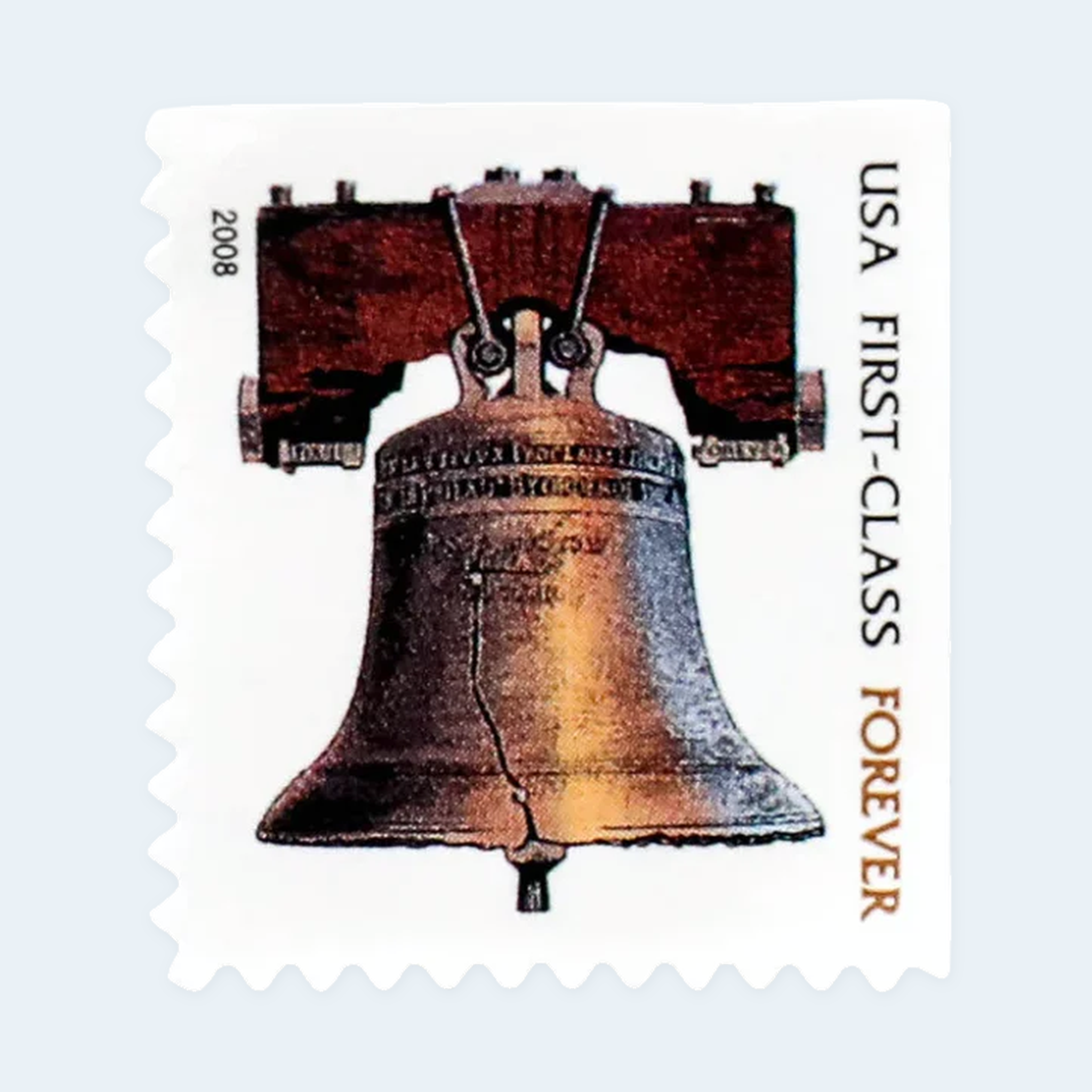 2008 Liberty Bell Forever Stamps: Self-Adhesive Booklet for First-Class Mail - Image 2