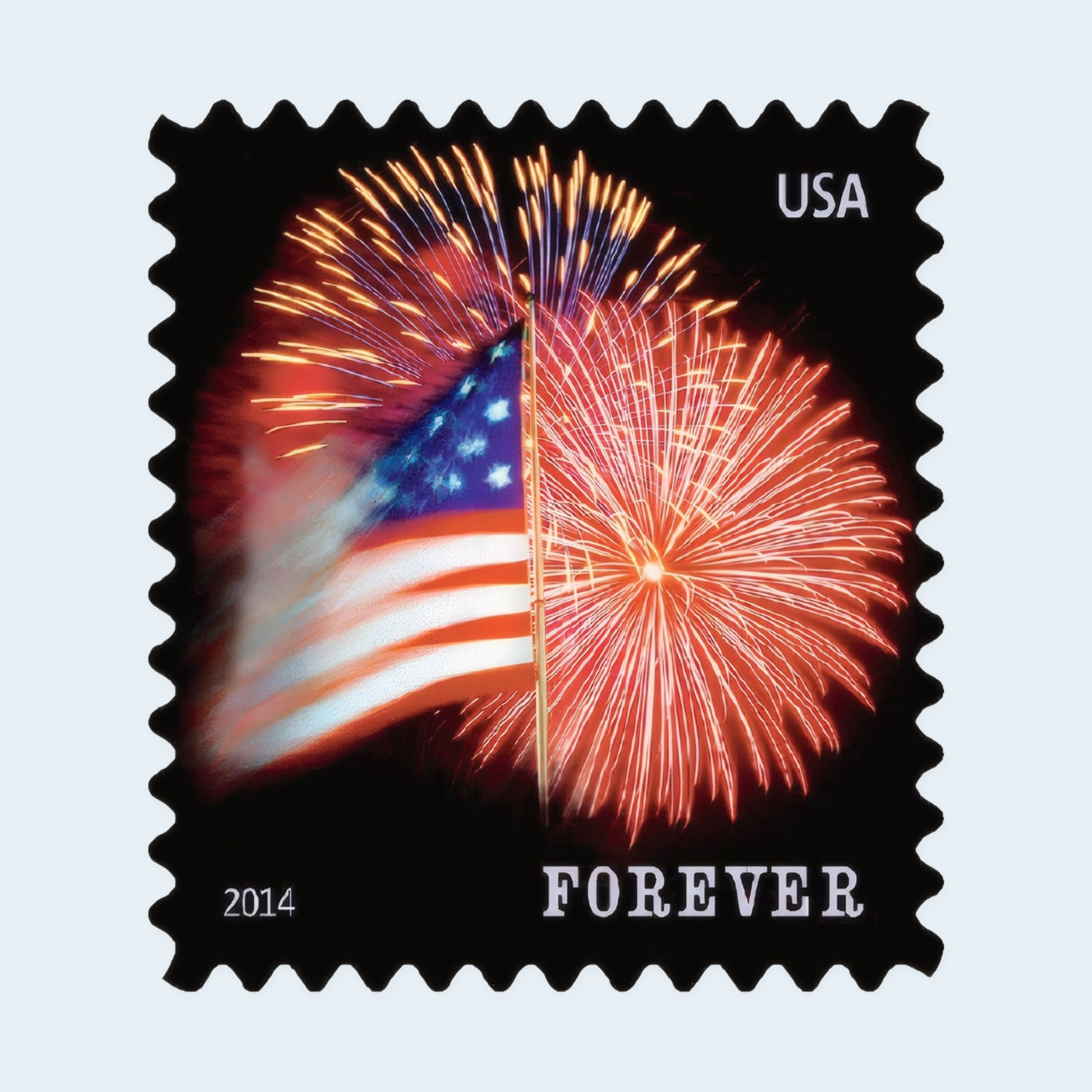 2014 The Star-Spangled Banner Forever Stamps: Self-Adhesive Booklet for First-Class Mail - Image 2