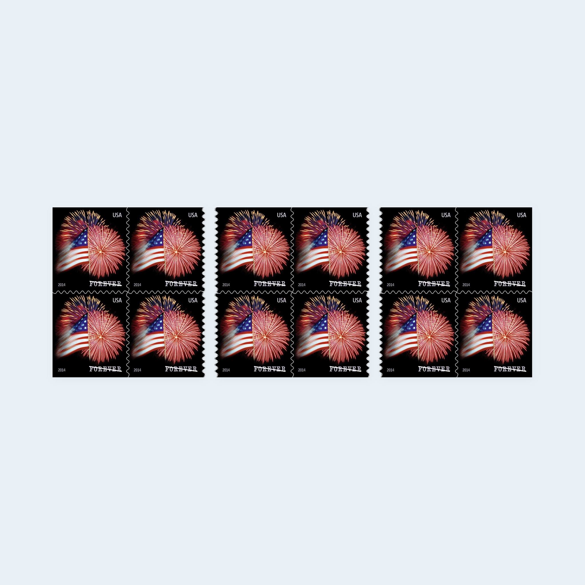 2014 The Star-Spangled Banner Forever Stamps: Self-Adhesive Booklet for First-Class Mail - Image 3