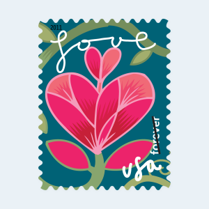 2011 Garden of Love Forever Stamps: Self-Adhesive Sheets for First-Class Mail - Image 2