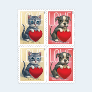 2023 Love Forever Stamps: Self-Adhesive Sheets for First-Class Mail - Image 2