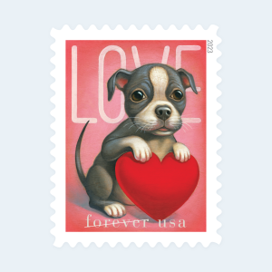 2023 Love Forever Stamps: Self-Adhesive Sheets for First-Class Mail - Image 3