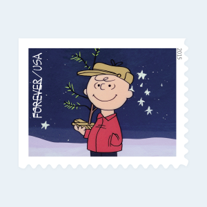 2015 A Charlie Brown Christmas Forever Stamps: Self-Adhesive Booklet for First-Class Mail - Image 3