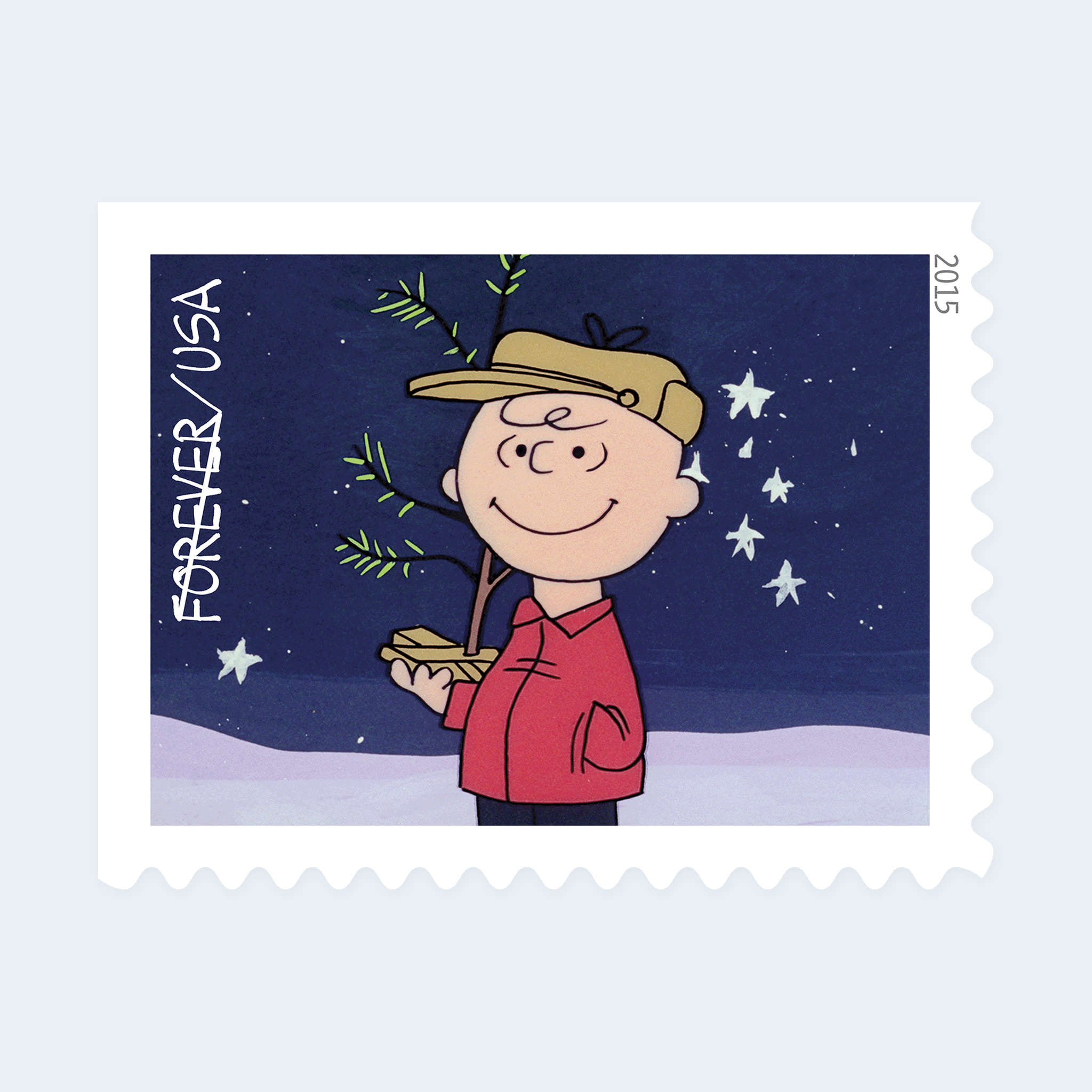 2015 A Charlie Brown Christmas Forever Stamps: Self-Adhesive Booklet for First-Class Mail - Image 3