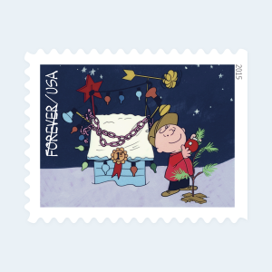 2015 A Charlie Brown Christmas Forever Stamps: Self-Adhesive Booklet for First-Class Mail - Image 4