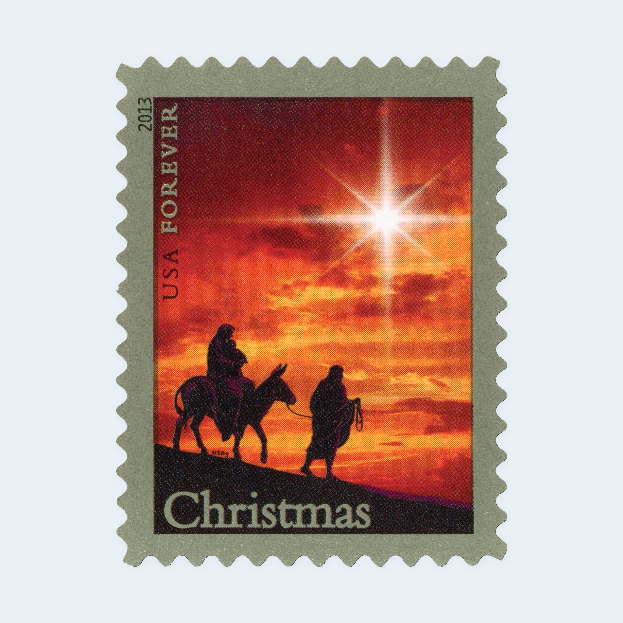 2013 Holy Family Forever Stamps: Self-Adhesive Sheet for First-Class Mail - Image 2