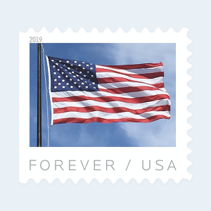 2019 U.S. Flag Forever Stamps: Self-Adhesive Booklet for First-Class Mail - Image 2