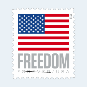 2023 U.S. Flag Forever Stamps: Self-Adhesive Booklet for First-Class Mail - Image 3