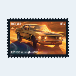 2022 Pony Cars Forever Stamps: Self-Adhesive Sheet for First-Class Mail - Image 3