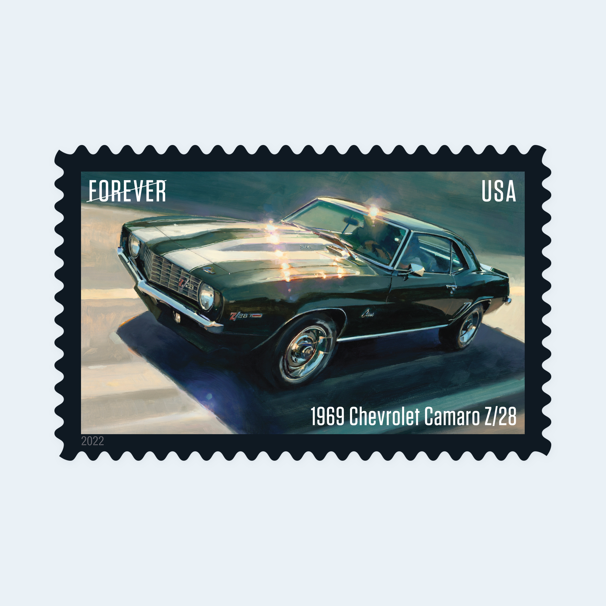 2022 Pony Cars Forever Stamps: Self-Adhesive Sheet for First-Class Mail - Image 4