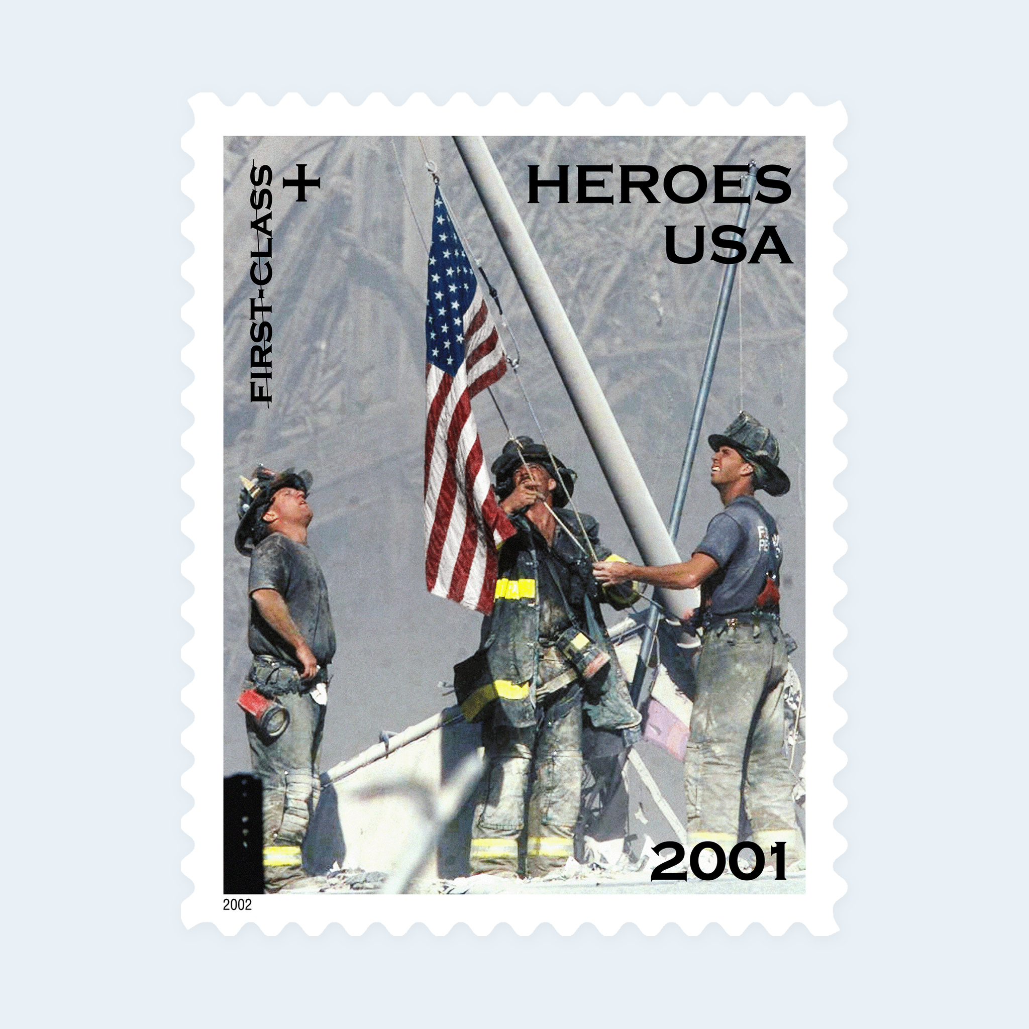 2002 Heroes of 2001 Semipostal Stamps: Self-Adhesive Sheet for Letter Mail - Image 3