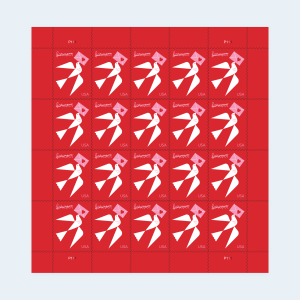 2024 Love Forever Stamps: Self-Adhesive Sheets for First-Class Mail