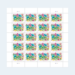 2024 Celebration Blooms Forever Stamps: Self-Adhesive Sheets for First-Class Mail