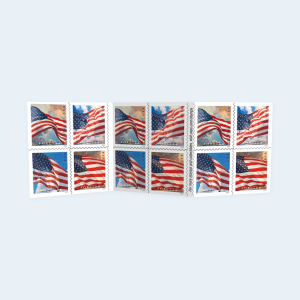 2024 U.S. Flags Forever Stamps: Self-Adhesive Booklet for First-Class Mail
